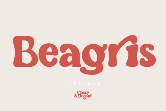 Beagris: A Bouncy Display Font