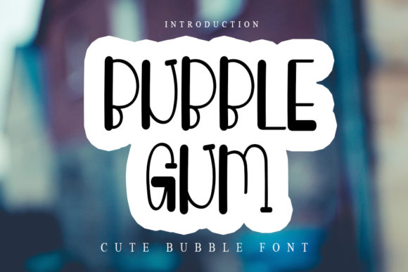 Bubble Gum Font for Web Design