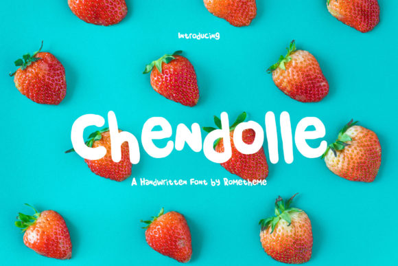 Chendolle Font: Quirky Display for Web Design