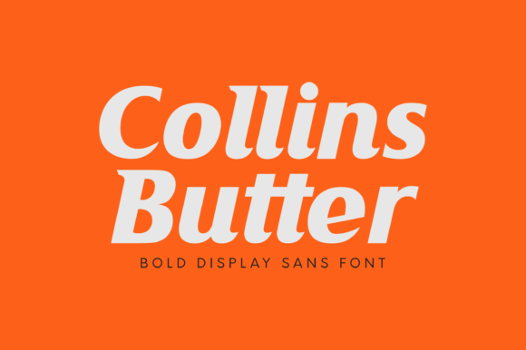 Collins Butter: A Bold Font for Web Design