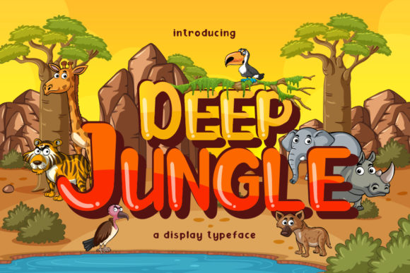 Deep Jungle Font for Creative Makers