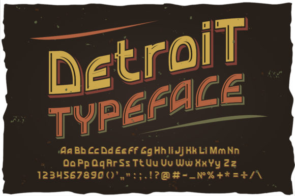 Detroit Font: Bold Branding for Small Businesses