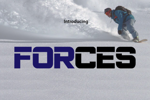 Forces: A Bold Display Font