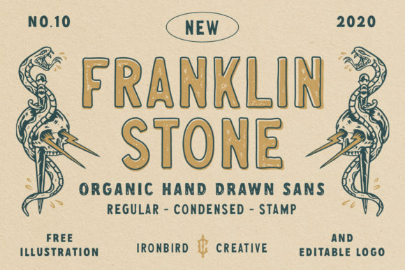Franklin Stone Font for Bold Branding