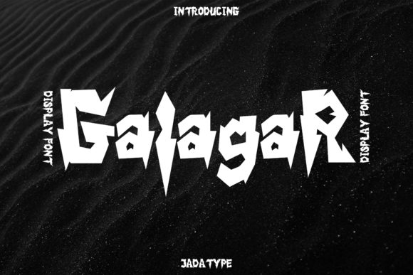 Galagar: A Bold Display Font for Creative Campaigns