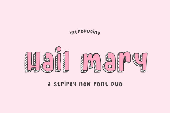 Hail Mary Font: Bold & Memorable