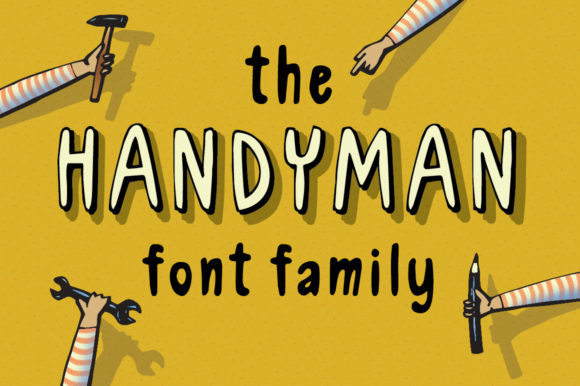 Handyman Font: Creative Display Type