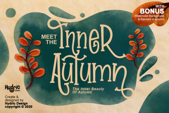 Inner Autumn Font for Editorial Design