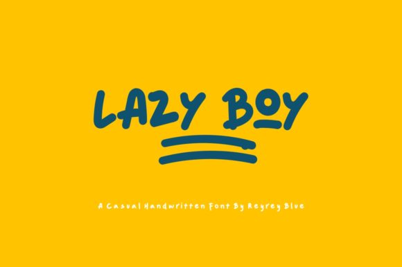 Lazy Boy Font for Bold Web Design