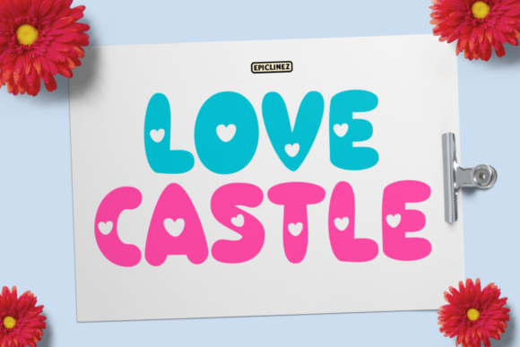 Love Castle Font for Creative Design