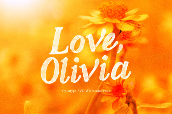 Love, Olivia: A Stylish Display Font
