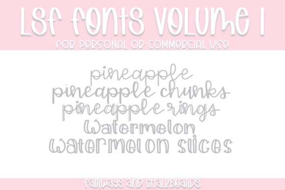 LSF Volume 1: A Versatile Display Typeface