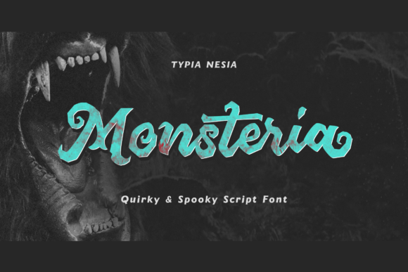 Monsteria: A Spooky Display Font