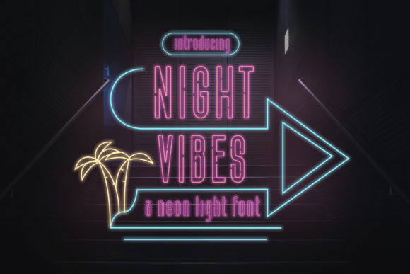Night Vibes Font for Web Design