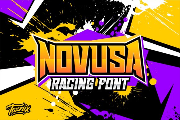 Novusa: A Bold Display Font for Creative Projects
