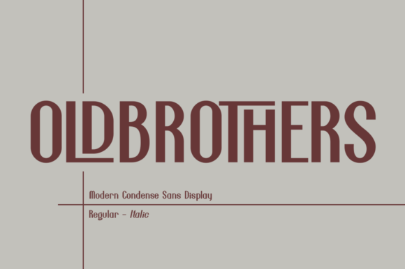 Old Brothers Font for Web Design