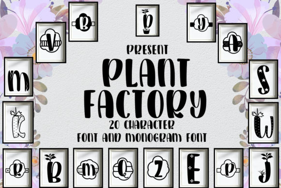 Plant Factory: A Quirky Font for Creative Projects