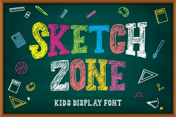Sketch Zone: A Creative Typeface