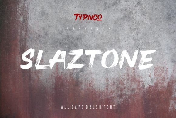 Slaztone: Bold Display Font for Web Design