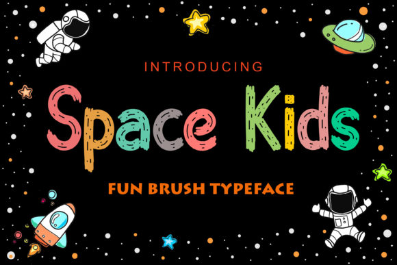 Space Kids Font for Creative Makers