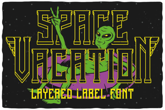 Space Vacation Font for Bold Web Design