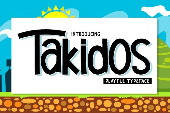 Takidos: A Playful Display Font