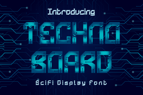 Technoboard: A Bold Display Font for Web Design