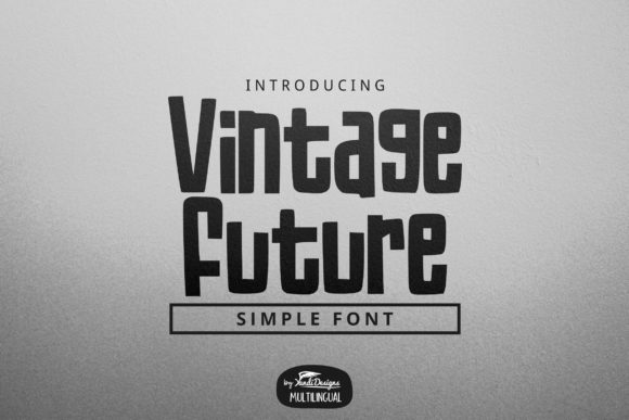 Vintage Future Font for Creative Projects