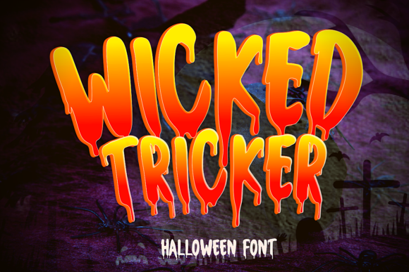 Wicked Tricker: A Spooky Display Font